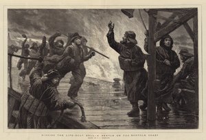 Suonare la campana della scialuppa di salvataggio, uno schizzo sulla costa del Norfolk